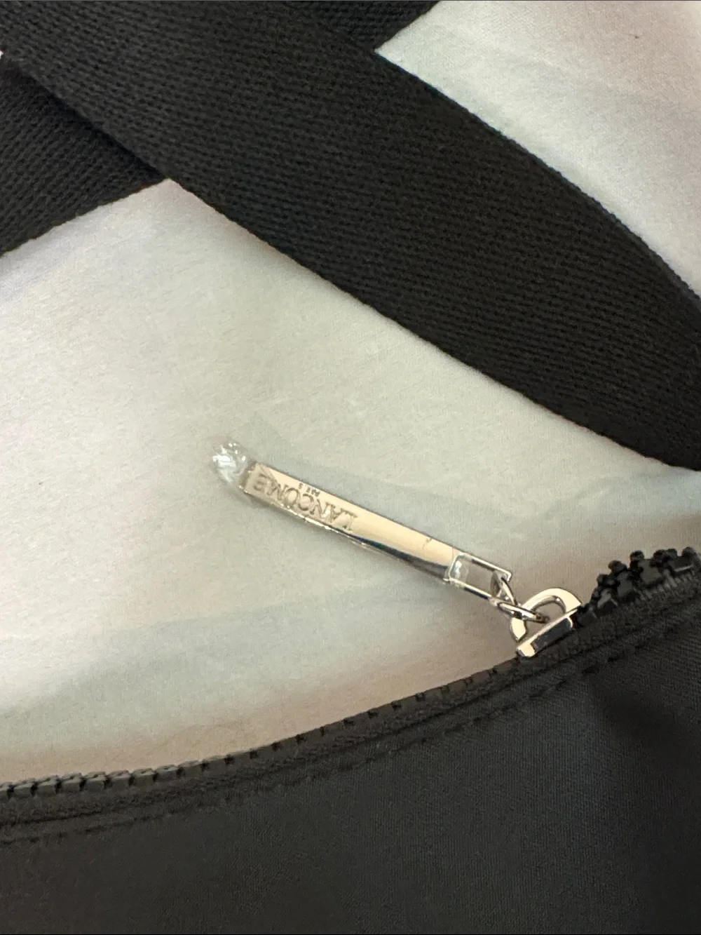 Lancôme Black Crescent Messenger Bag